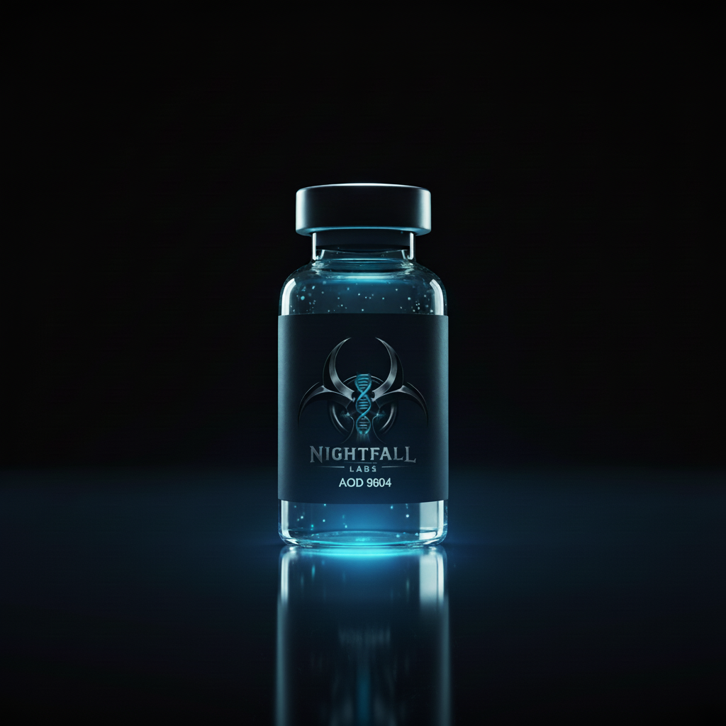 Nightfall Labs Vial - AOD 9604 No Reflection Text