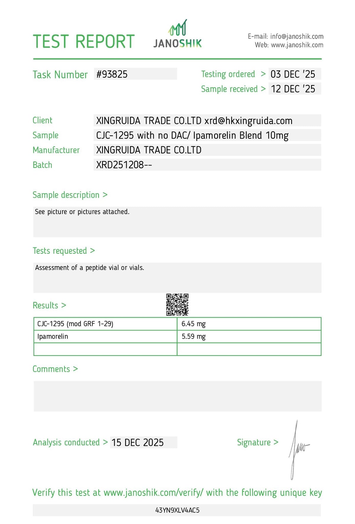 CJC 1295 + Ipamorelin (No DAC)